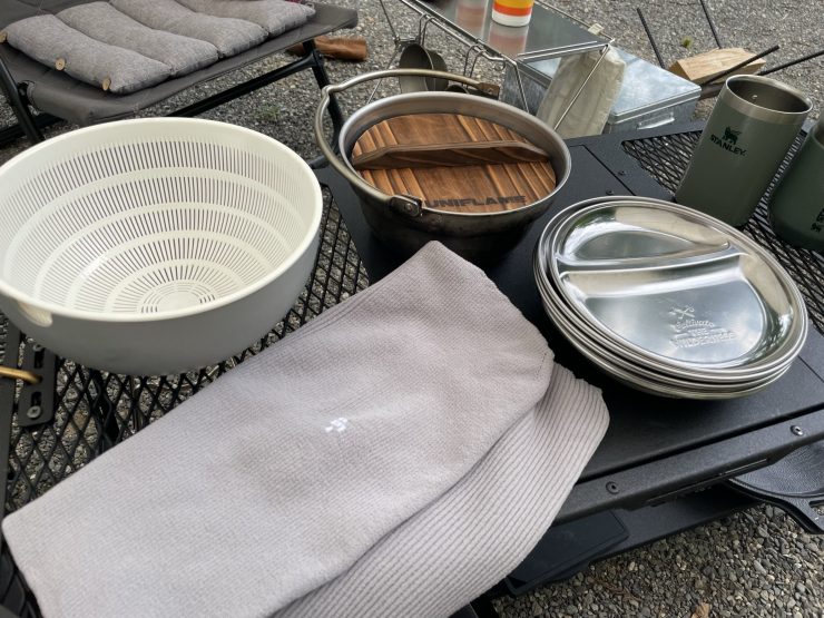 キャンプの必需品
