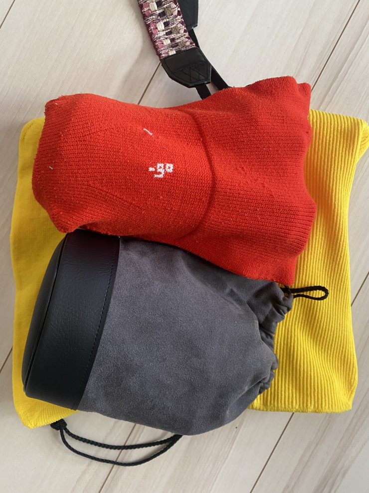 カメラを旅行に持って行く