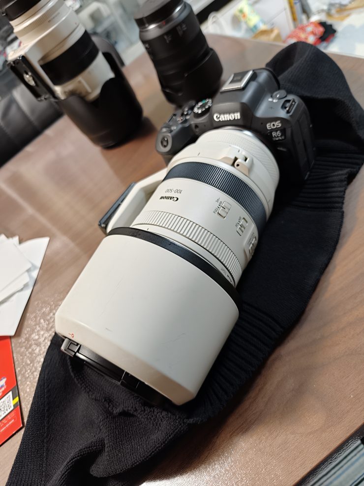 キヤノンR6 Mark II＋RF100-500mm に polygon XL