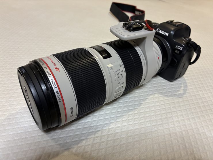 Canon R6＋マウントアダプター＋EF70-200mmと_go polygon XL