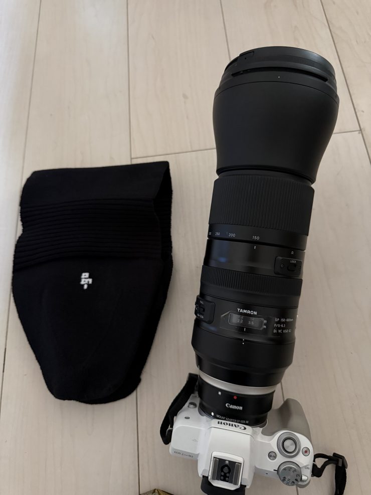 Canon EOS Kiss M2 ＋ TAMRON SP 150-600mm F/5-6.3 と _go polygon XL
