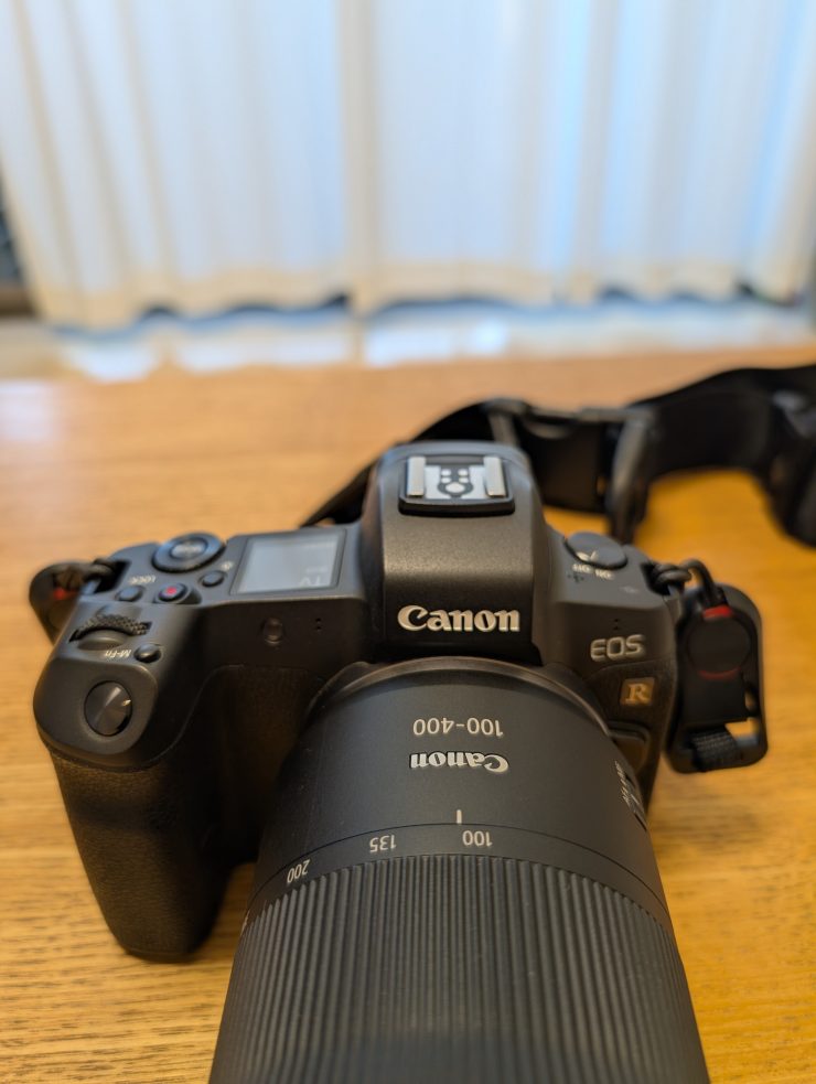 Canon EOS R＋Canon RF100-400mm と_go polygon XL