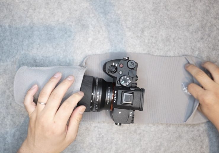 Sony α7Vと_go polygon W for camera XL