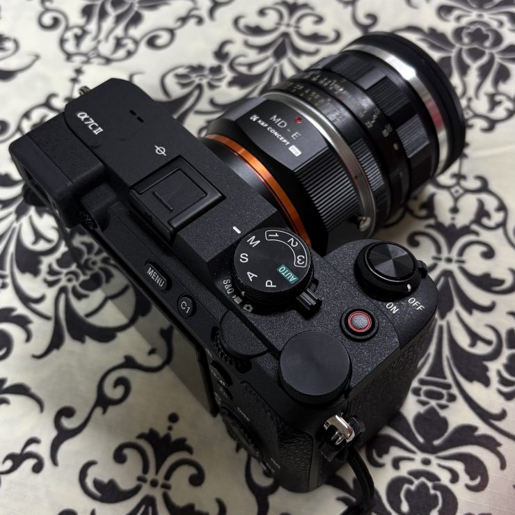 SONY α7cII＋Minolta Auto Rokkor-PF 55mm F1.8 と polygon S 試作モデル