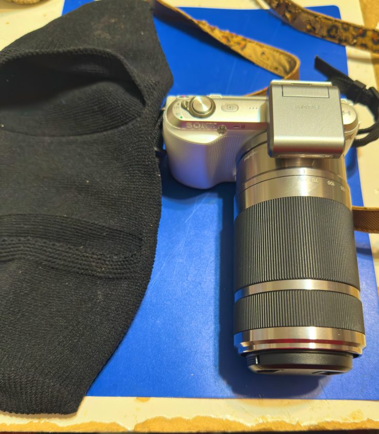SONY NEX-C3＋55-210mm と_go polygon S