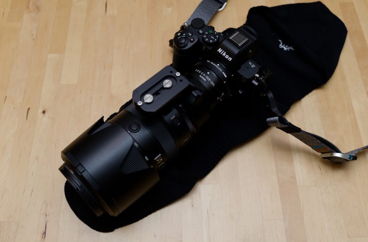 Nikon Z 5II(L字プレート付)＋NIKKOR 100-400mm f4.5-5.6＋テレコン と polygon XL 試作モデル