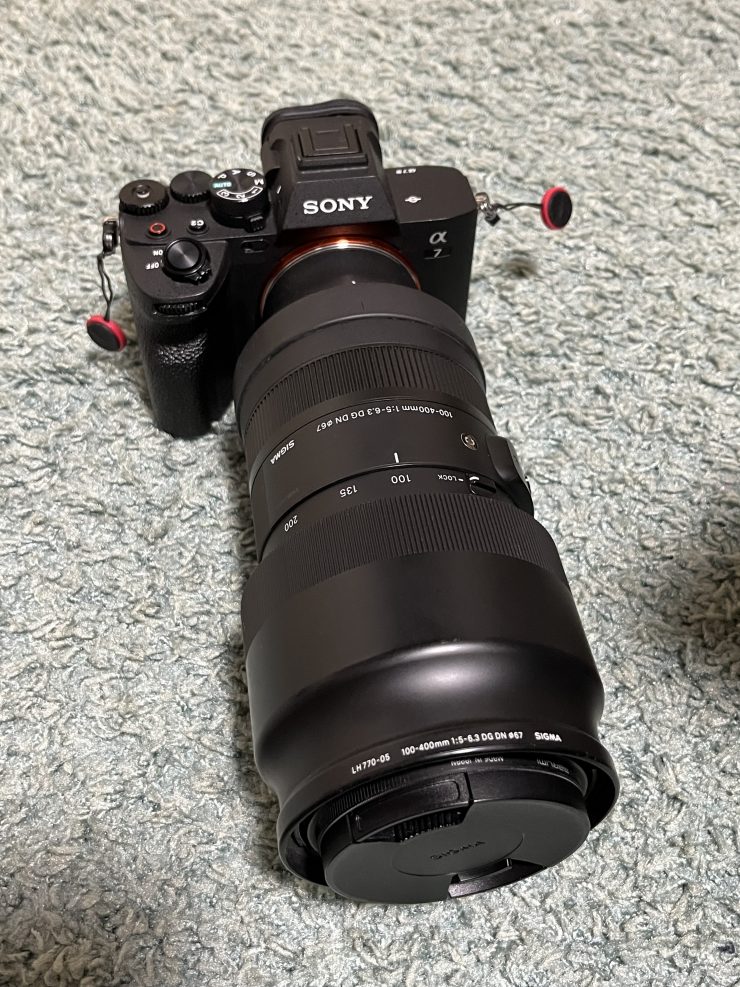 SONY α7ⅣとSIGMA100-400mmと_go polygonXL