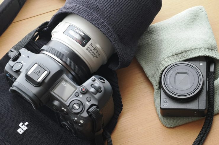Canon EOS R5＋マウントアダプター＋EF70-300mm F4-5.6 と polygon XL 試作モデル